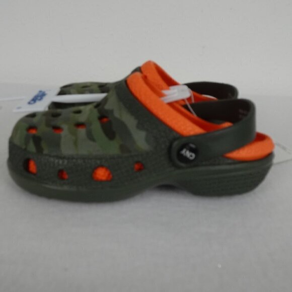Capelli Camo Shoe Clog Muck Slip On Boys Size 13 Green Camouflage - Picture 5 of 9